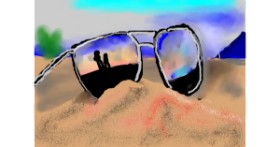 Drawing of Sunglasses by 🦄UNI🦄