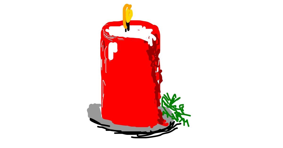 Drawing of Candle by Firsttry - Drawize Gallery!