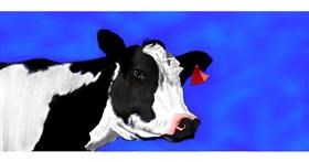 Kuh-Zeichnung von Chaching