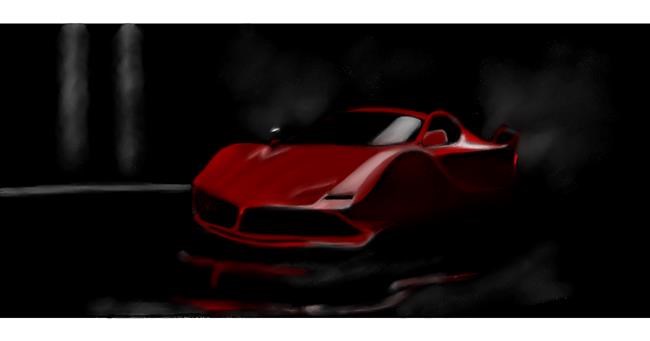 Drawing of Car by Chaching