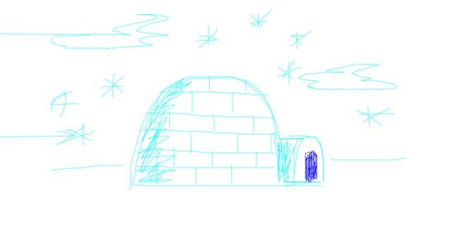 Drawing of Igloo by hannah