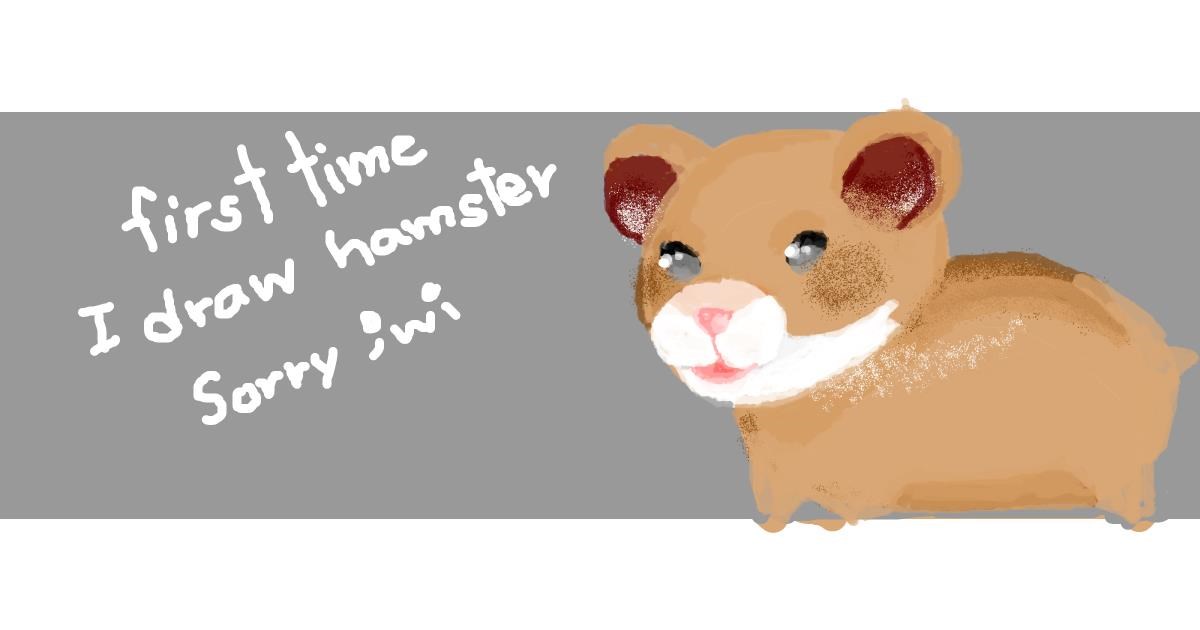Drawing of Hamster by SacredCross