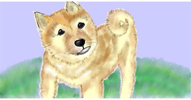 Hund-Zeichnung von Kim