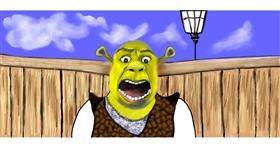 Drawing of Shrek by Chaching