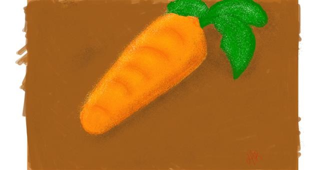 Drawing of Carrot by Obnoxious But Consistent