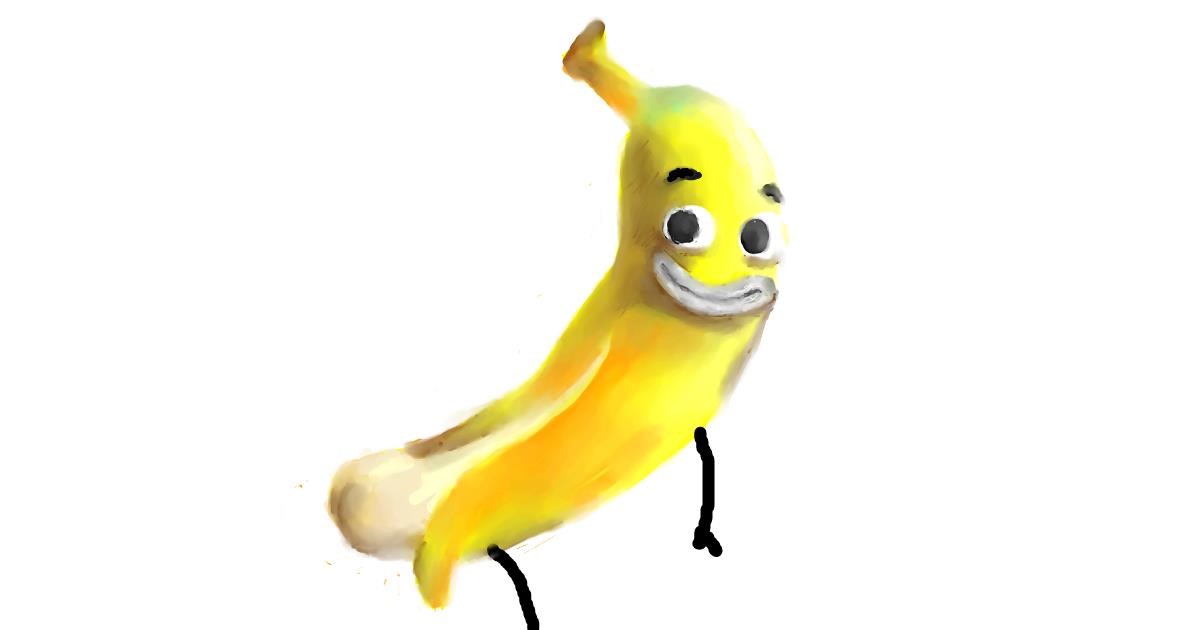 Drawing of Banana by luis