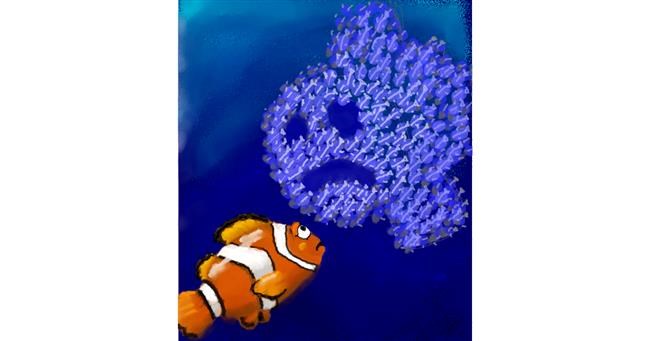 Drawing of Clownfish by 🌌Mom💕E🌌