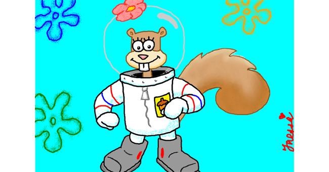 Drawing of Squirrel by InessaC