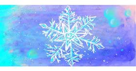 Schneeflocke-Zeichnung von Radia