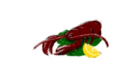 Drawing of Lobster by ShyFox