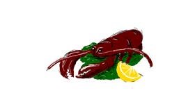 Drawing of Lobster by ShyFox