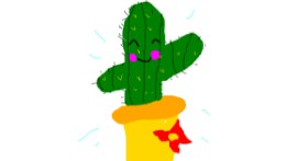 Drawing of Cactus by Roxy