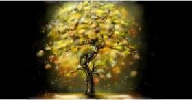 Drawing of Tree by Eclat de Lune