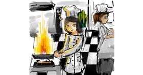 Drawing of Chef by Silly