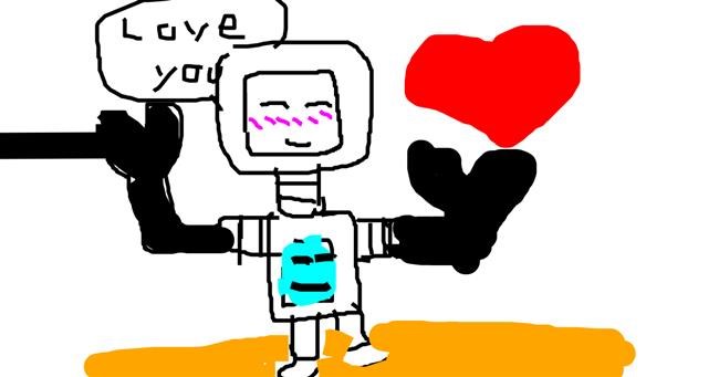 Drawing of Robot by Tyler