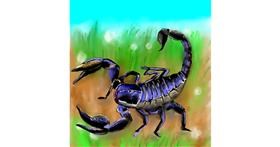 Drawing of Scorpion by Vinci