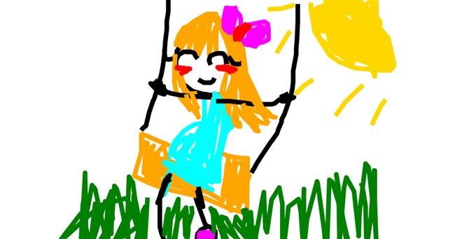Drawing of Swing by Rosy
