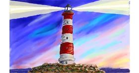 Drawing of Lighthouse by Coyote