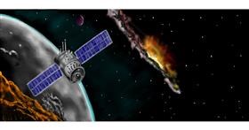 Drawing of Satellite by Çhåching