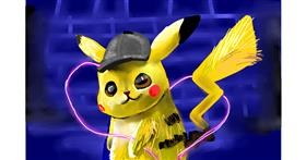 Drawing of Pikachu by Rose rocket