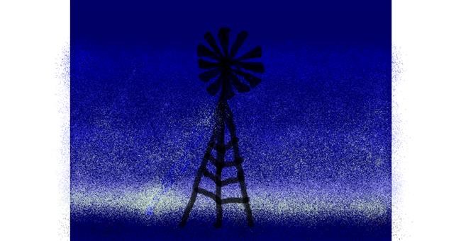 Drawing of Windmill by Anonymous