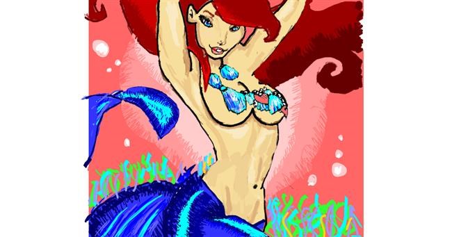 Drawing of Mermaid by Mercy