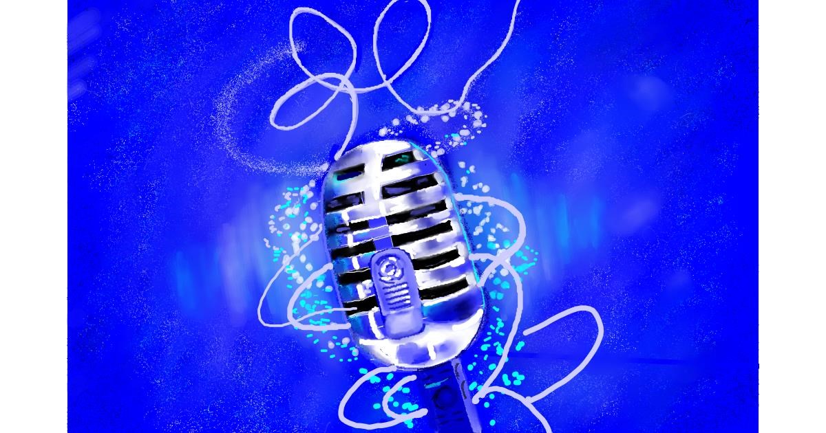 Drawing of Microphone by GJP