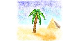 Drawing of Palm tree by dogod