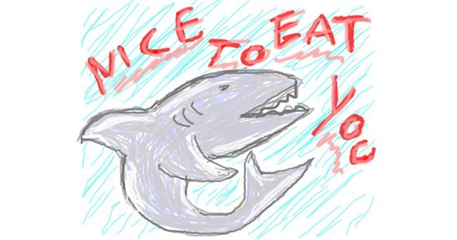 Drawing of Shark by pInKy
