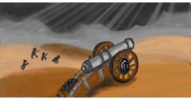 Drawing of Cannon by Temüjin