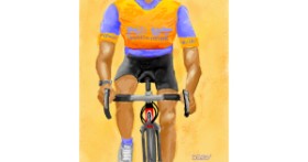 Drawing of Bicycle by GreyhoundMama