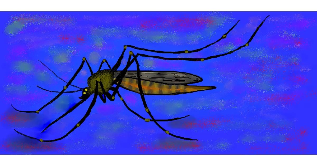 Drawing of Mosquito by Debidolittle