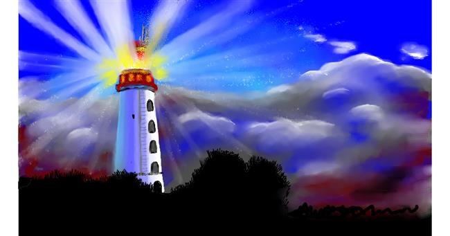 Drawing of Lighthouse by SAM AKA MARGARET 🙄