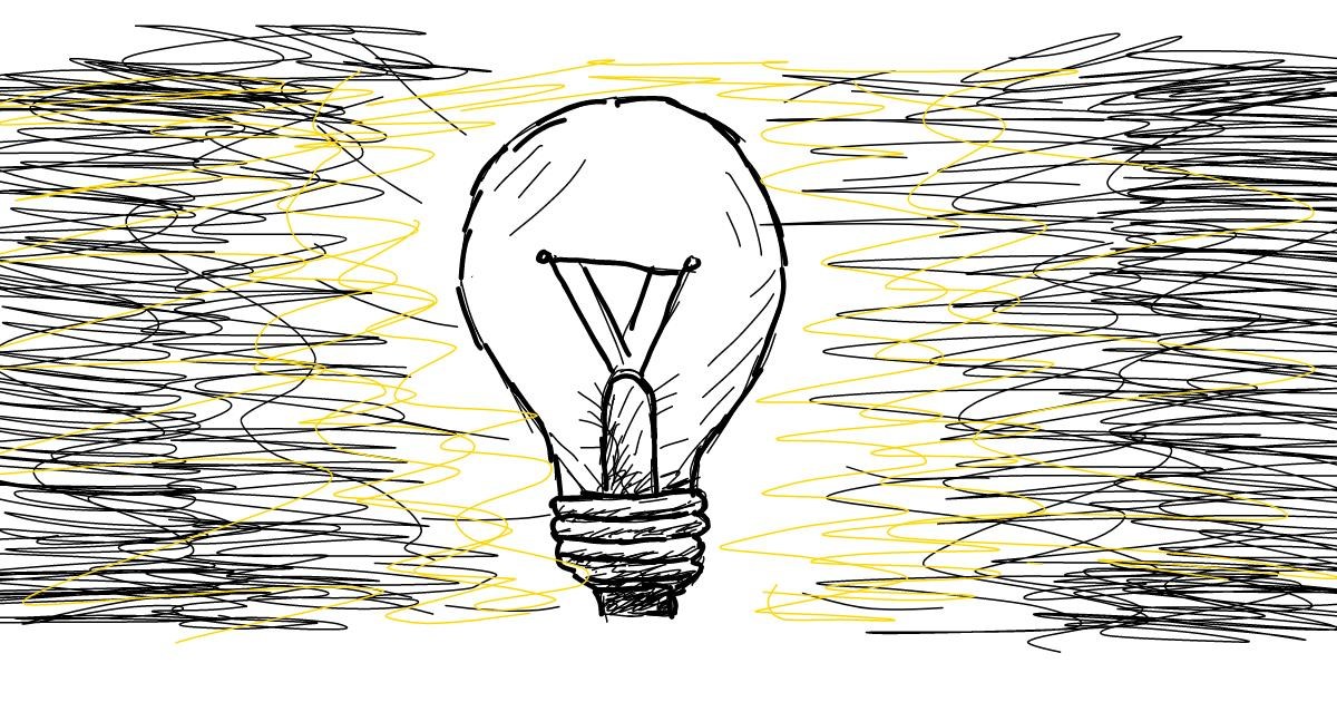 Drawing of Light bulb by Turtle