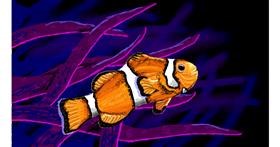 Drawing of Clownfish by Sam