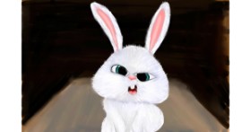 Drawing of Rabbit by Sasha