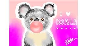 Drawing of Koala by Viki 🥑🦋