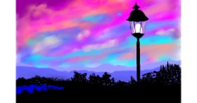 Drawing of Lamp by GJP