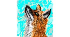 Drawing of Fox by KayXXXlee