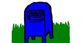 Drawing of Mailbox by Anonymous