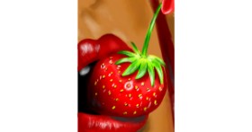 Drawing of Strawberry by ⋆su⋆vinci彡