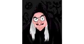 Drawing of Witch by MEL