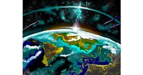 Drawing of Earth by Ryōmen