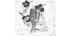 Drawing of Microphone by Lou