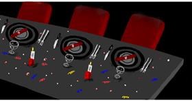 Drawing of Table by Eclat de Lune