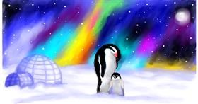 Drawing of Penguin by Eri