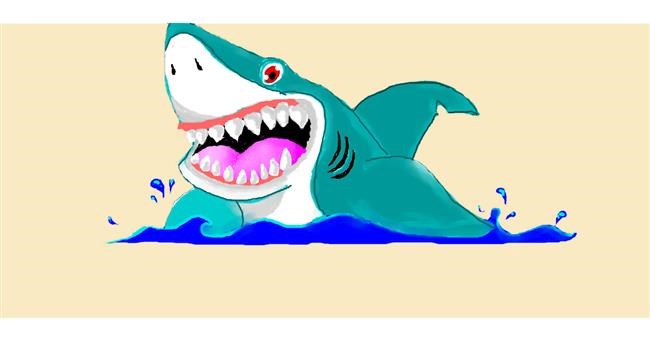 Drawing of Shark by DebbyLee
