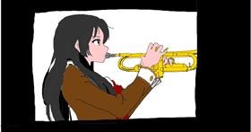 Trompete-Zeichnung von InessA
