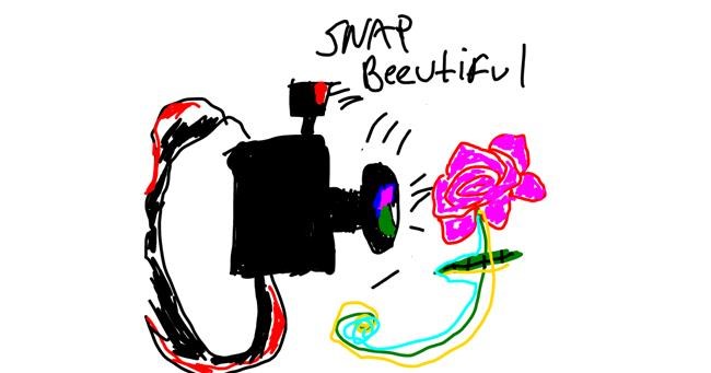 Drawing of Camera by Lindsay
