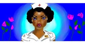 Drawing of Nurse by justme❤️